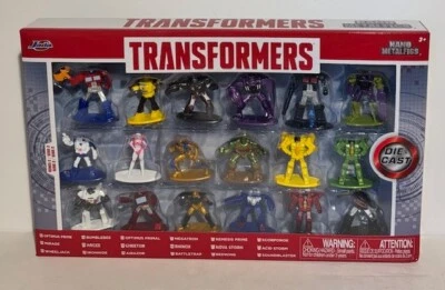 New TRANSFORMERS Nano Metalfigs Die-Cast Action Figures 1.65"~Pack Of 18 - Image 1 of 2