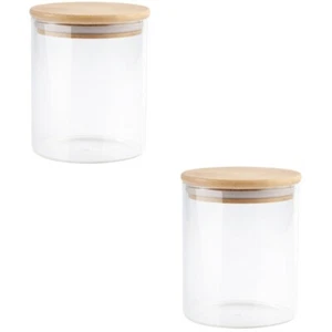 2 Pcs Aufbewahrung Skanne Süßigkeiten Dose Tee Vorratsbehälter Mit Deckel - Bild 1 von 12