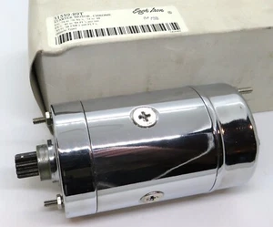 31559-89T Harley-Davidson (Eagle Iron) Chrome Hitachi Starter Motor for FXD FXR - Picture 1 of 3