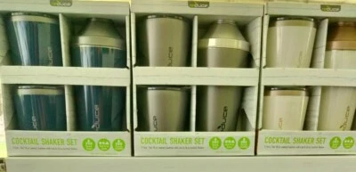 Reduce Cocktail Shaker Set. 2 10oz Lowball Tumblers With Lids and 20oz Shaker - Image 1 of 4