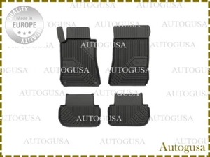 NUOVI TAPPETINI IN GOMMA NERA LHD FODERE PER MERCEDES BENZ C209 2003-2009 CLK-CLAS - Foto 1 di 4