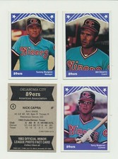 Full set of 24 1983 TCMA Oklahoma City 89'ers