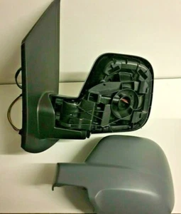 FITS VIVARO,EXPERT,DISPATCH DOOR WING MIRROR ELECTRIC PASSENGER LEFT PRIMED - Picture 1 of 6