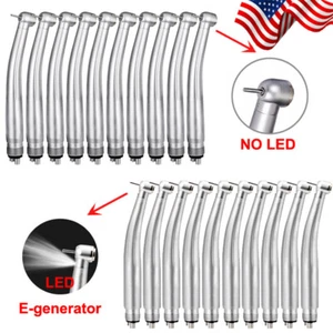 10* Pieza de mano dental de alta velocidad con LED y sin turbina de aire tipo LED 4 orificios - Imagen 1 de 14