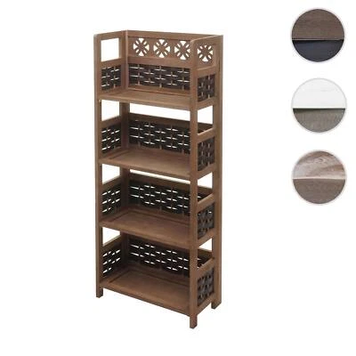 Regal HWC-K86, Standregal Wohnregal, klappbar 4 Ablagen, Holz - Bild 1 von 4