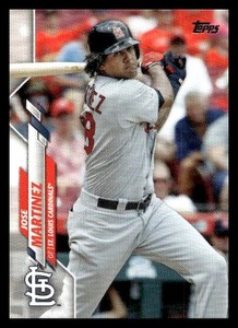 2020  Topps #55a Jose Martinez St. Louis Cardinals Baseball card