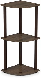 Turn-N-Tube 3-Tier Corner Display Rack Multipurpose Shelving Unit, 11.6"D X 11.6 - Picture 1 of 6
