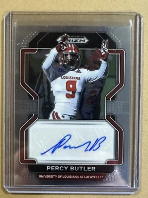 2023 Prizm Draft Picks Percy Butler Autograph Auto #RA-PBU Ragin Cajuns - Image 1 of 2