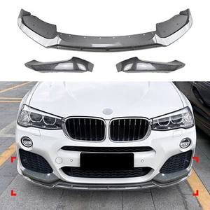 Per BMW X3 F25 X4 F26 LCI M Sport 2014-2017 2015 Paraurti anteriore splitter labbro - Foto 1 di 7