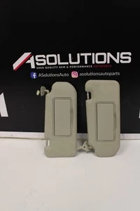 2009-2015 INFINITI G37 CONVERTIBLE LEFT AND RIGHT SUN VISORS PAIR SET OEM - Picture 1 of 11