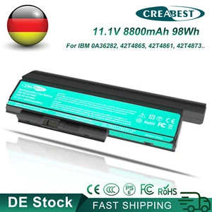 8800mAh FRU 42T4940,FRU 42T4863,FRU 42T4865 Akku Für Lenovo ThinkPad X220i X220 - Bild 1 von 12