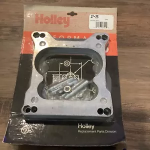 Holley Performance 17-25 Carburetor Adapter Spacer New - Foto 1 di 7