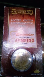 Seltene Las Vegas FEI WORLD CUP Limited Edition Gedenkmünze Medaille Budweiser - Bild 1 von 11