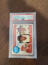 1969 Topps NL Batting Leaders #2 Pete Rose Matty Alou Felipe Alou  PSA 6 EX-MT