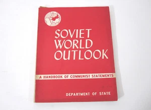 Vtg 1959 US Dept of State Handbook of Communist Statements Soviet World Handbook - Bild 1 von 8