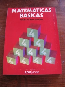 LIBRO TEXTO ESCUELA ESCOLAR COLEGIO MATEMATICAS BASICAS 4 ANAYA EGB NUEVO 1977 - Imagen 1 de 8