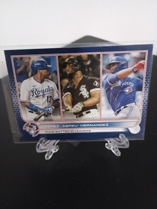 2022 Topps Series 1 Runs Batted In Leaders Perez/Abreu/Hernandez #202 Royal Blue