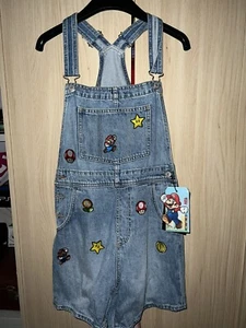 Levi X Super Mario Playsuit / Shortall Size S (LIMITED EDITION) - Picture 1 of 6