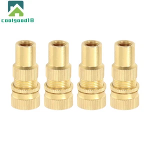 4PCS Brass Tire Deflators Kit Adjustable Automatic 0-60PSI Universal 4WD - Picture 1 of 13