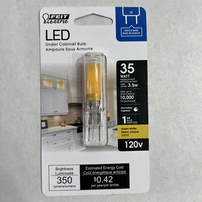 FEIT ELECTRIC BP35G8/830/LED LED,3.5 W,T4,2-Pin (G8) 797UC6 - Image 1 of 2