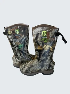 TIDEWE Rubber Hunting Boots Waterproof Insulated Camo G2 Men Size 6 Women Size 8 - Picture 1 of 22