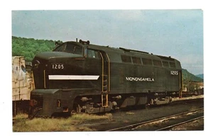 Postal: Baldwin RF16 nariz de tiburón, ferrocarril Monongahela, como nueva - Imagen 1 de 2