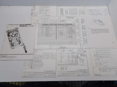 Stern: Electronic Pinball Manual + Schematics Set - NOS - Image 1 of 2