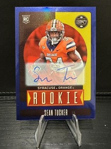 Sean Tucker 2023 Panini Legacy Football Auto BLUE #161 BUCS 26/35 SYRACUSE