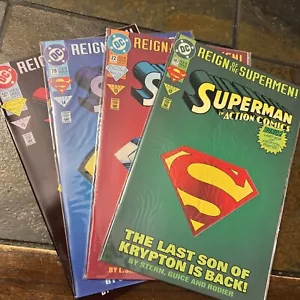 Reign Of the SUPERMEN! Set Of Four, All Colors 1993 NOW with volume discount - Picture 1 of 3