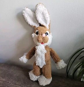 Vintage Bunny Rabbit 1970s Brown 12" Rustic - Picture 1 of 10