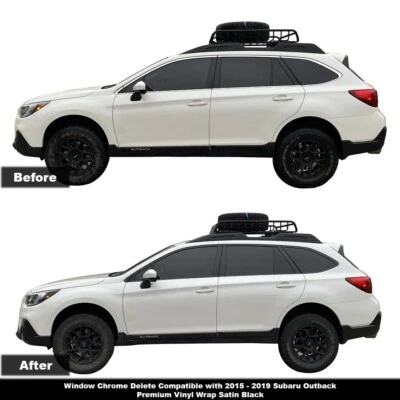 Crux Motorsports Window Chrome Blackout Kit for 2015 – 2019 Subaru Outback - Image 1 of 3