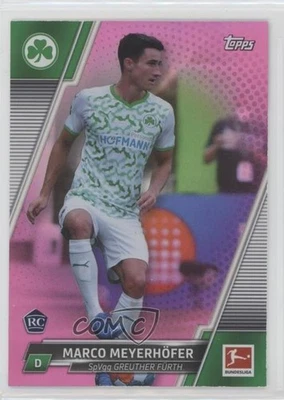 2021-22 Topps Bundesliga Fuchsia Foil /125 Marco Meyerhofer #85 Rookie RC - Image 1 of 2