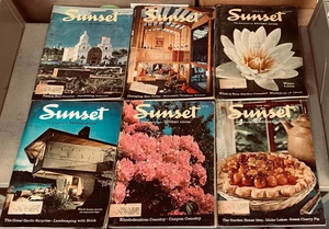 Vintage Sunset Magazines 1967 Jan-Dec, Set of 12 - Picture 1 of 2