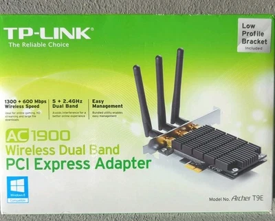 TP-LINK Archer T9E AC1900 Wireless Dual Band PCI Express Adapter USED - Image 1 of 3