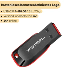 USB Flash-Laufwerk 128 GB Kostenloses benutzerdefiniertes Logo USB-Sticks 64GB - Bild 1 von 16