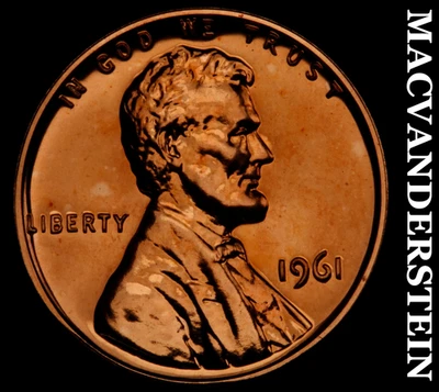 Centavo conmemorativo Lincoln 1961 - elección gema prueba brillante sin precio base #G1593 Foto 1 de 2