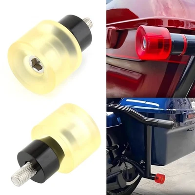 For Harley Touring Engine Protective Guard Crashs Bars End Balls Protector Gold - Image 1 of 4