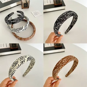 Haarband Schwamm Stirnband Haar Temperamental Style Accessoires Bedruckter Style - Bild 1 von 8
