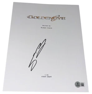 Sean Bean Signed Autograph Goldeneye Full Script Screenplay James Bond Beckett - Picture 1 of 2