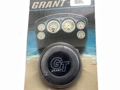 Botón de cuerno negro Grant 5897 (logo GT Grant) Foto 1 de 4