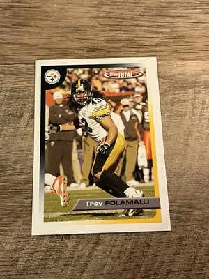 2005 Topps Total | Troy Polamalu #104 | NM | Pittsburgh Steelers | Hall of Fame - Image 1 of 4