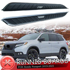2PCS Fixed Running Boards Fits for Honda Passport 2019-2025 Side Steps Nerf bar - Picture 1 of 9