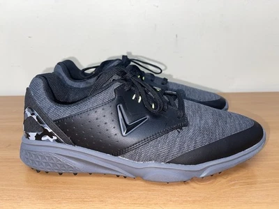 Zapatos de golf impermeables sin clavos Callaway Coronado V2 para hombre negros/grises CG401BGR 9D Foto 1 de 4