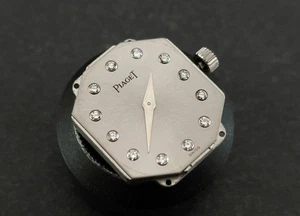 Original PIAGET Chronometer Movement Caliber 4P1 & Dial w/ Diamonds. Ca 1970’s - Picture 1 of 8