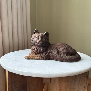 Antiker Hubley Gusseisen Legende Katze Feuer Leichen Türstopper Rustikal Used - Bild 1 von 15