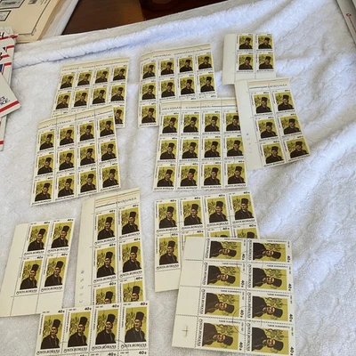 ROMANIA-(-1980-)-SC.2956-T.VLADIMIRESCU,LEADER REVOL.92-Stamps ON BLOCKS-CTO#442 - Image 1 of 4