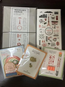 Traveler's Notebook Tokyo Edition 5-piece set Charm Pencil Refill Postcard - Picture 1 of 12