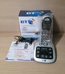 BT 4500 Duży przycisk Pojedynczy cyfrowy telefon bezprzewodowy z automatyczną sekretarką - Zdjęcie 1 z 3