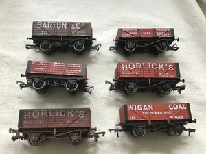 DAPOL OO GAUGE JOB LOT OF 6x PROMOTIONAL / PRIVATE OWNER WAGONS UNBOXED (E) - Picture 1 of 4