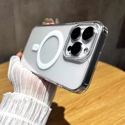 For iPhone 16 Pro Max/16 Pro/15/14/13 12 11 Case Phone Cover Clear +Screen Glass - Image 1 of 4